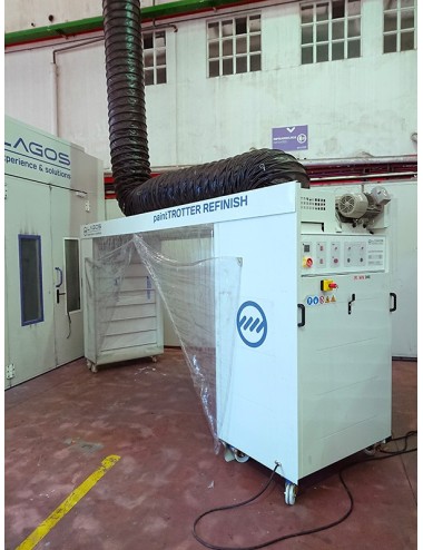 Mobiele Spuitcabine Met Externe Afvoer, 2,2 Kw, 4.300 X 1100 X 2160